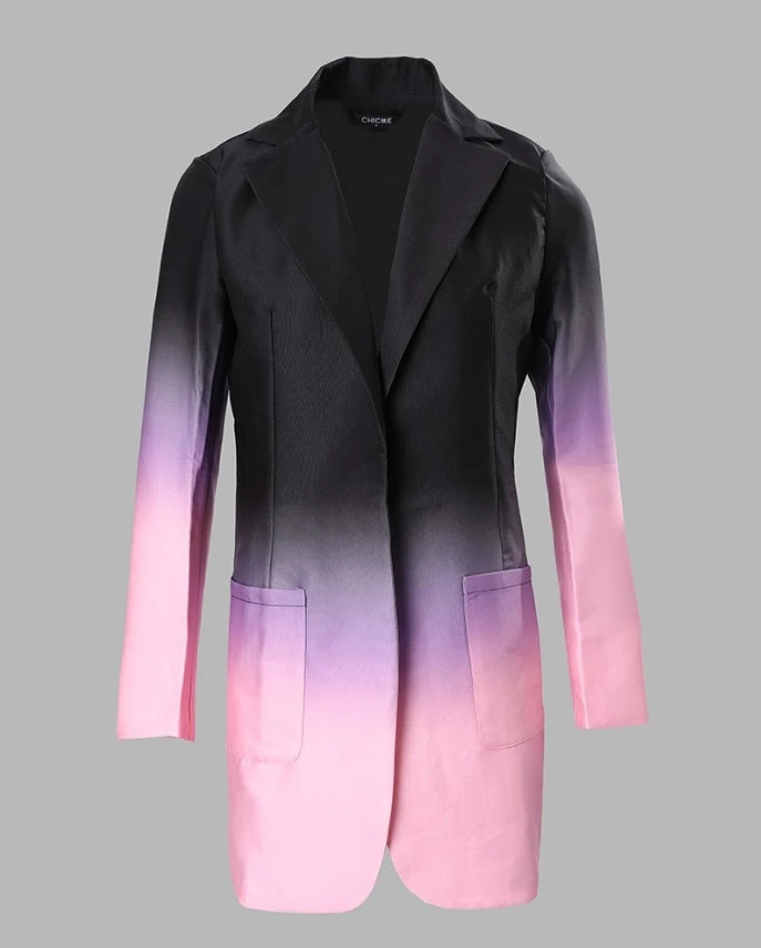 Blazer élégant à manches longues pour femmes