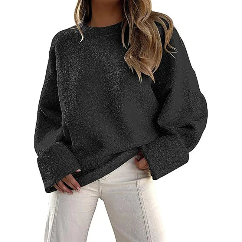 Pull en cachemire à col rond pour femmes