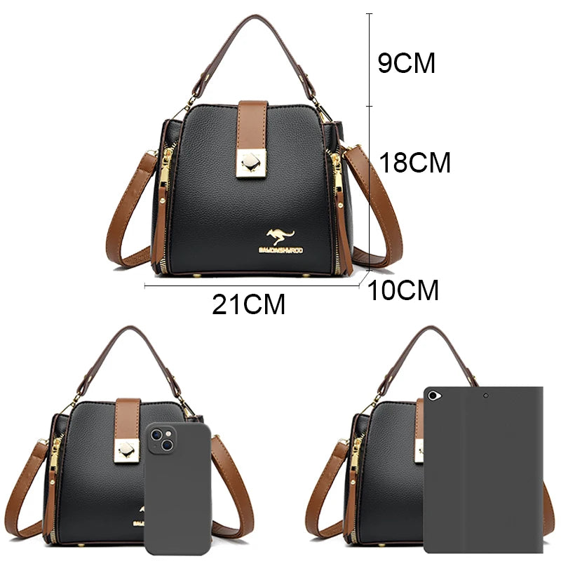 Sac à Main en cuir souple pour femmes