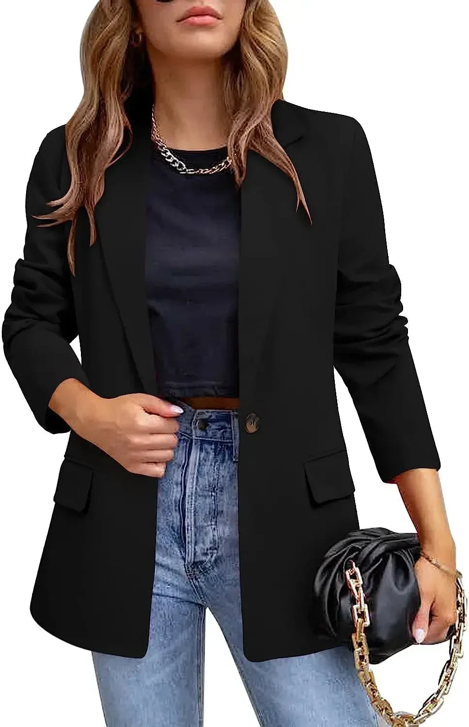 Blazer à manches longues pour femmes