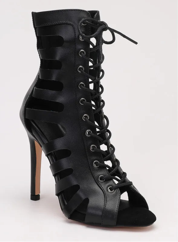 Chaussures noires à talons hauts pour femmes