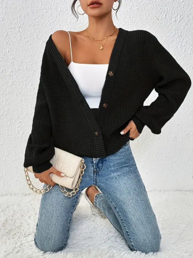 Cardigan élégant en tricot pour femmes