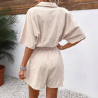 Combinaison short décontractée et ample pour femmes