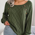Pull décontracté à manches pour femmes