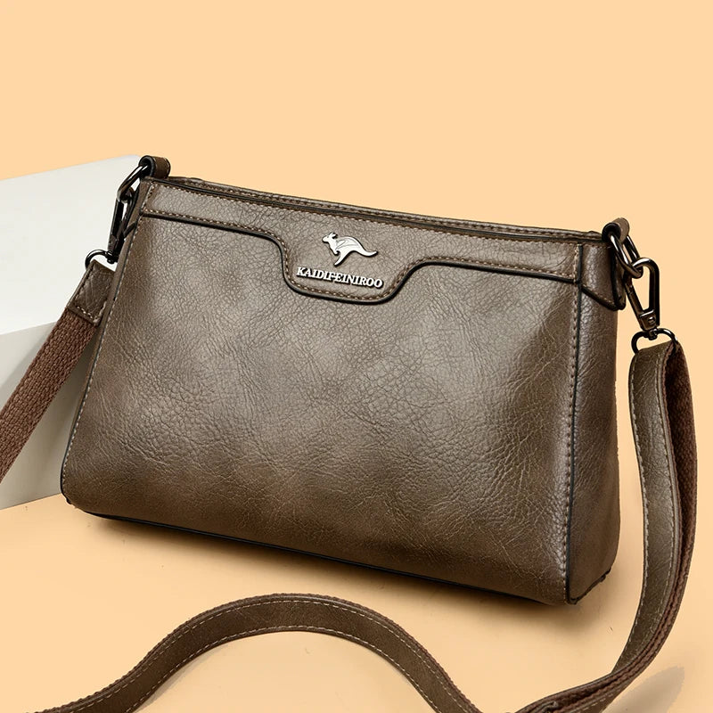 Sac à main en cuir véritable pour femmes