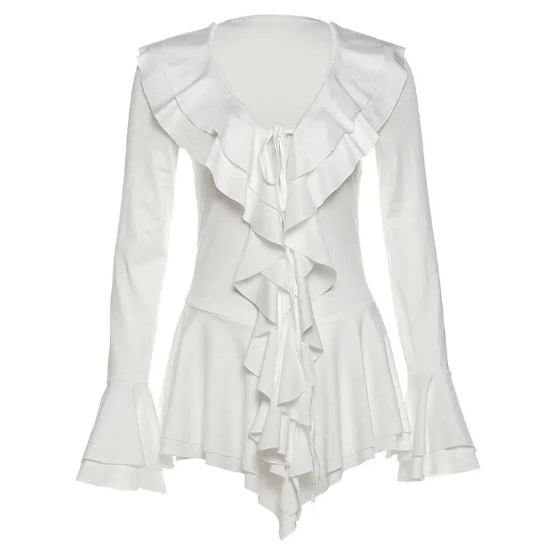 Robe à ourlet irrégulier pour femmes