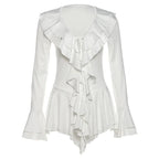 Robe à ourlet irrégulier pour femmes