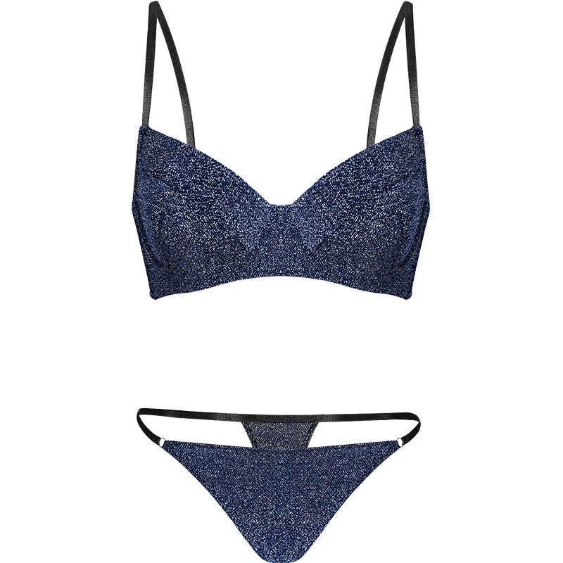Ensemble soutien-gorge et string sexy pour femmes