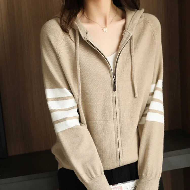 Vestes cardigan à capuche pour femmes