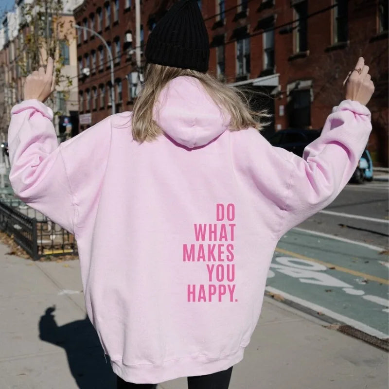 Sweat à capuche rétro pour femmes