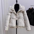 Doudoune courte en coton pour femmes