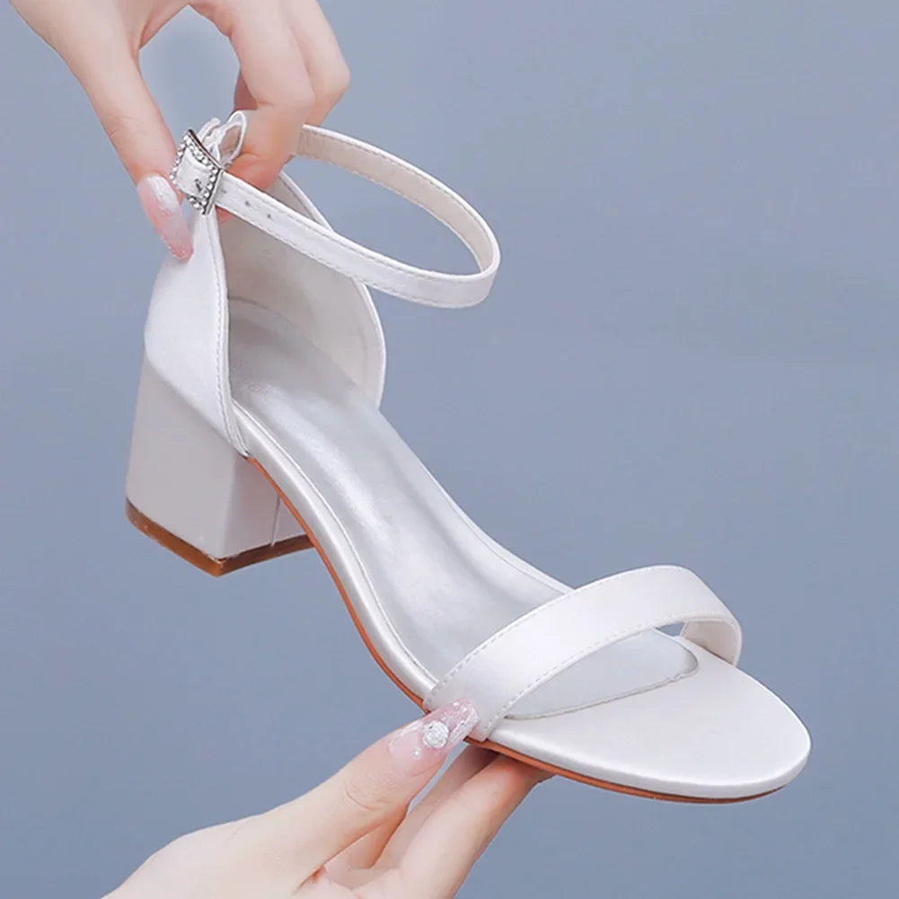 Sandales tissées à la cerise pour femmes