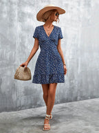 Robe d'été courte style Boho pour femmes