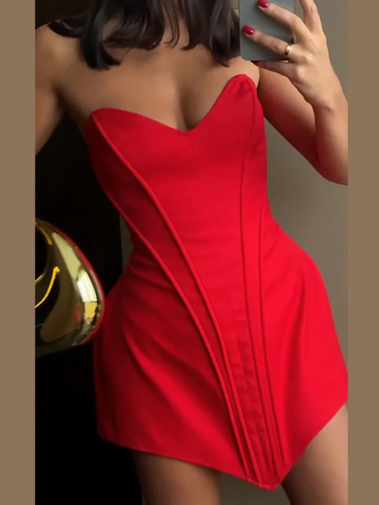 Robe courte sexy en dentelle transparente pour femmes