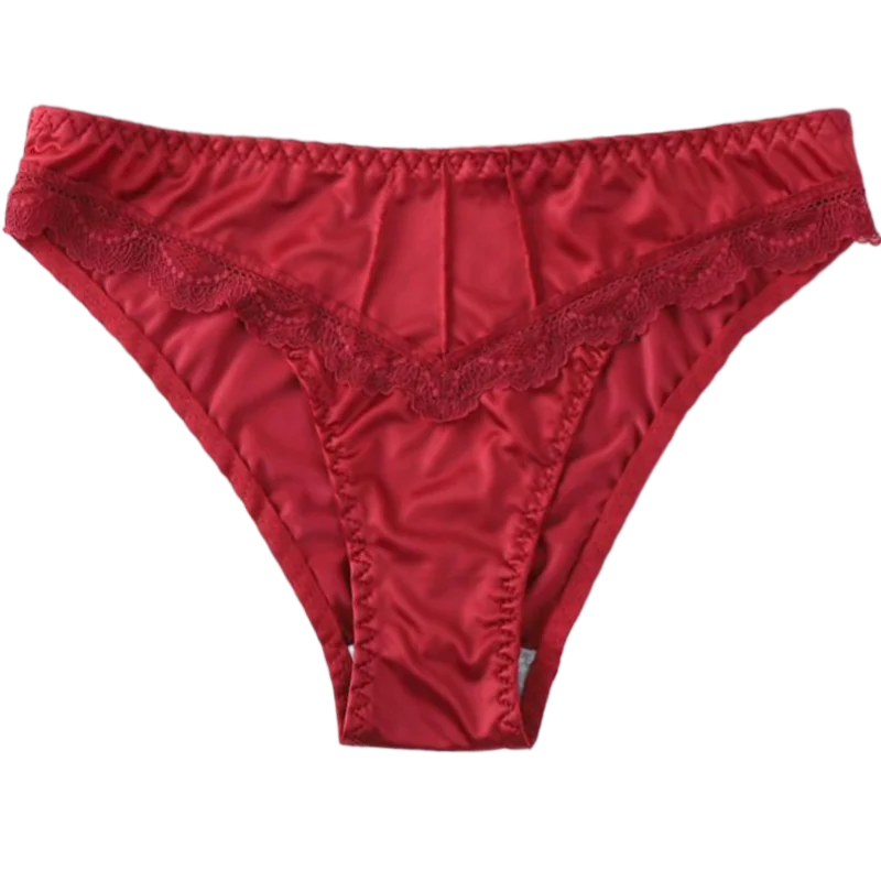 Culotte taille basse avec dentelle pour femmes