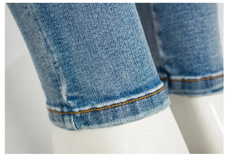Pantalon  en jean extensible pour femmes