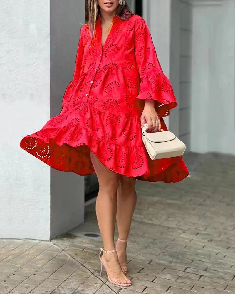 Robe d'été en dentelle pour femmes