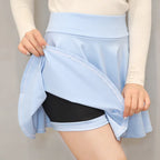 Jupe short plissée pour femmes