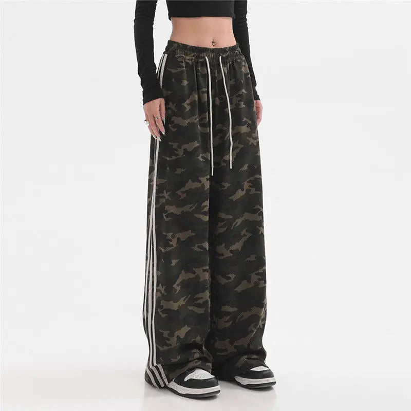 Pantalon de jogging rayé pour femmes