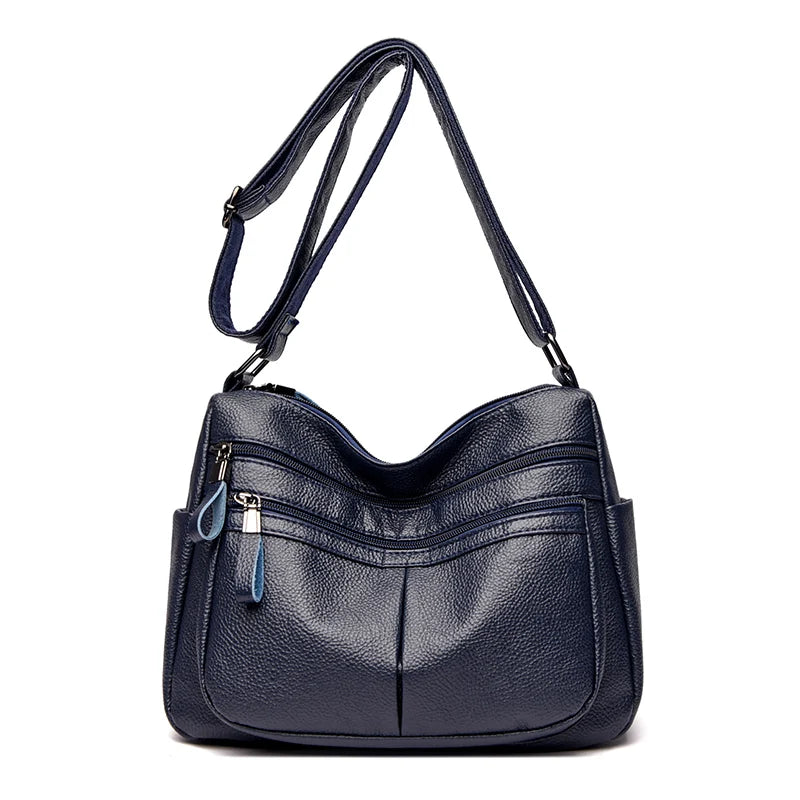 Sac à main en cuir véritable pour femmes