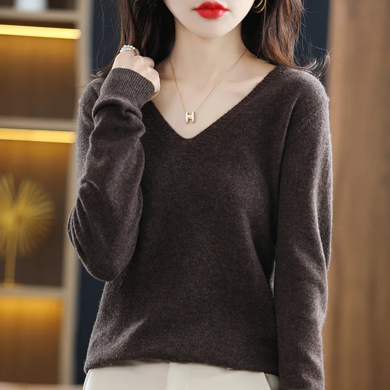 Pull à coupe ajustée pour femmes
