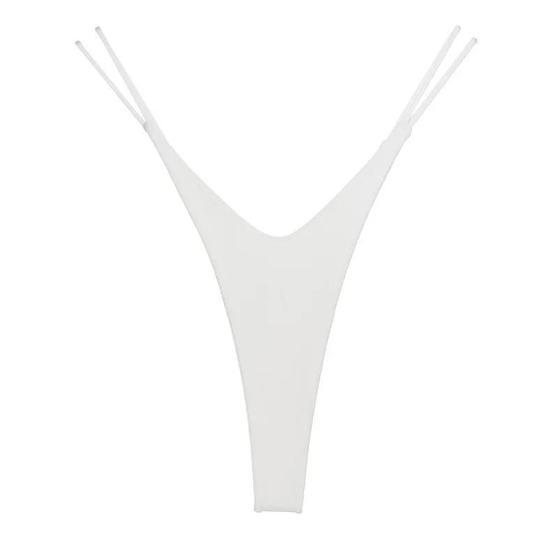 String taille basse sans couture pour femmes