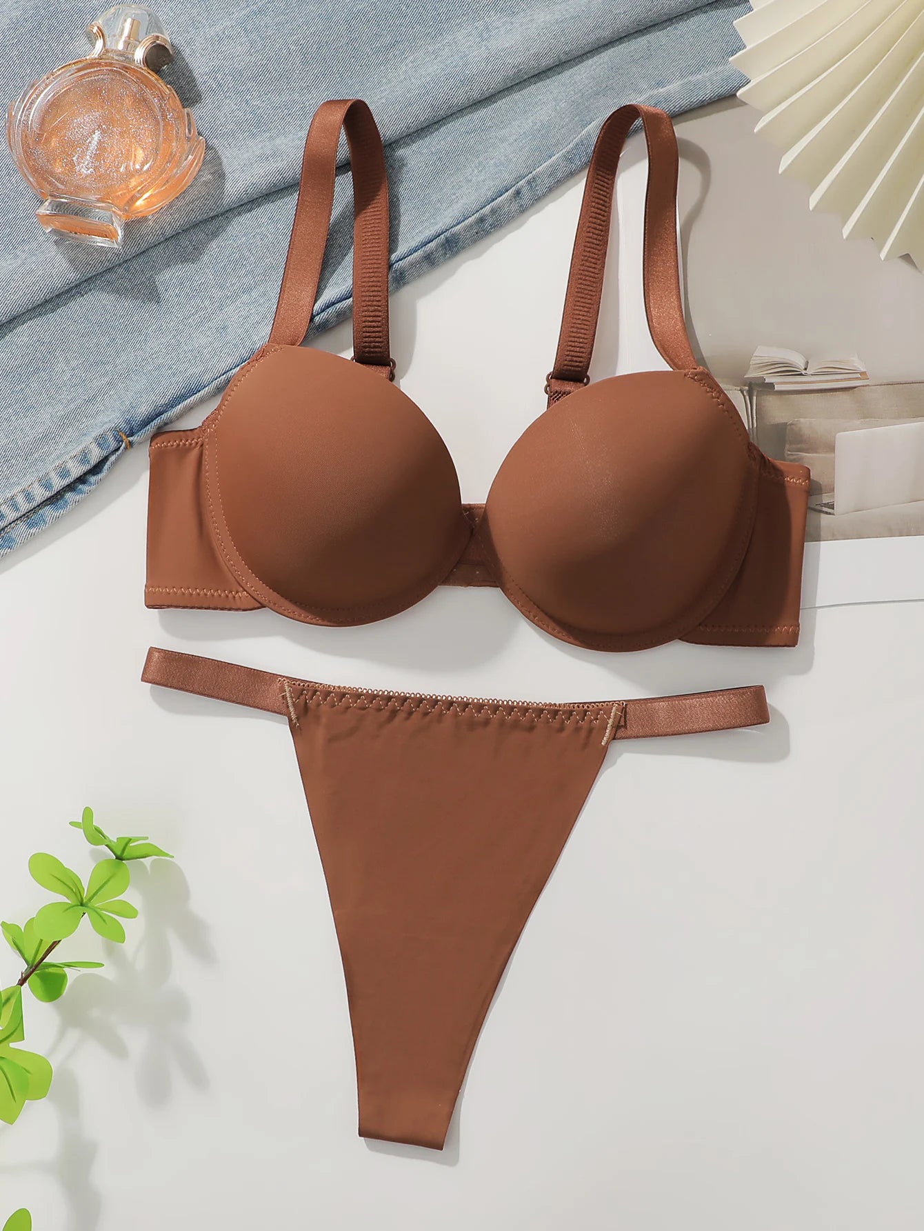 Ensemble de lingerie sexy à armatures pour femmes