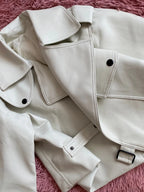 Veste court en similicuir Pu femmes