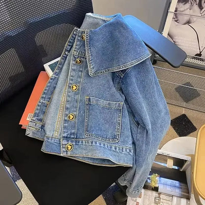 Veste en Jean Femme – Col Claudine