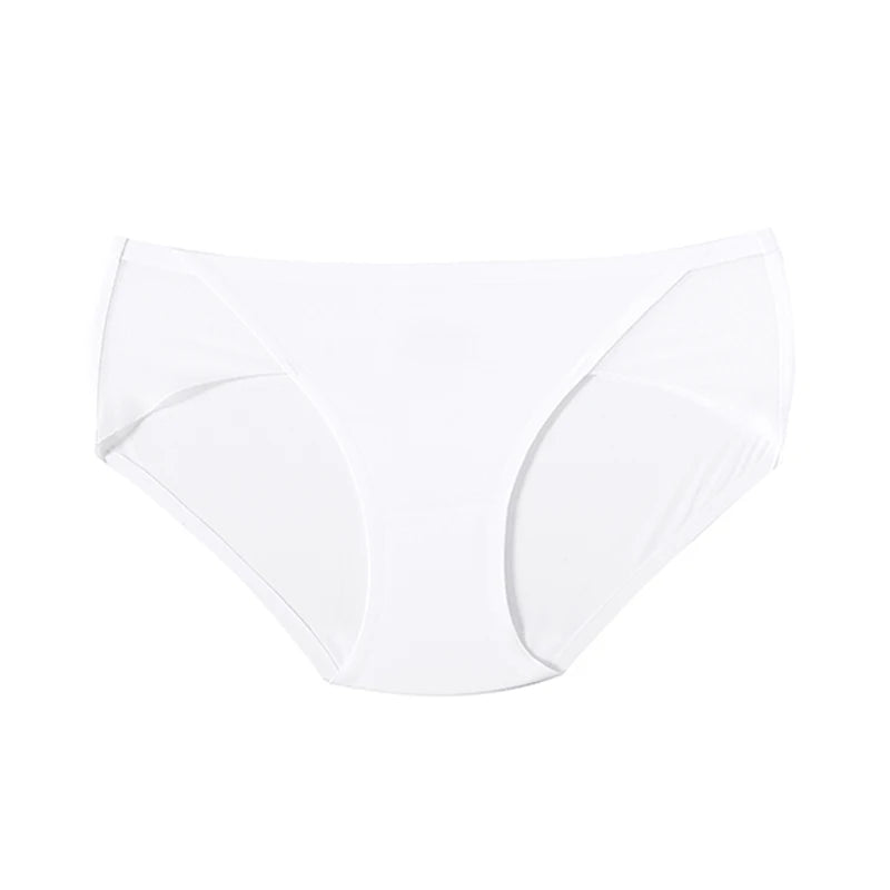 Culotte taille basse en soie glace pour femmes