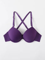 Soutien-gorge de soutien en acier à bande violette pour femmes