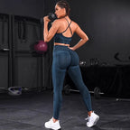 Ensemble de yoga sans couture pour femme