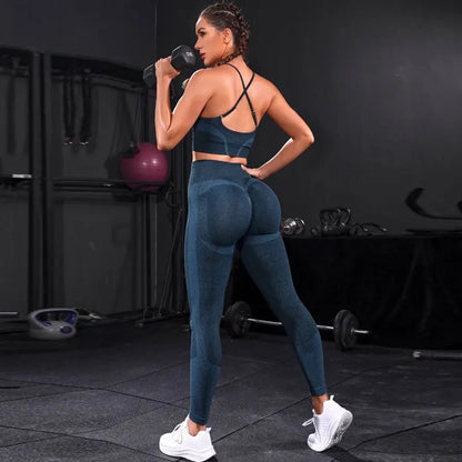 Ensemble Yoga Sans Couture Femme – Tenue de Sport