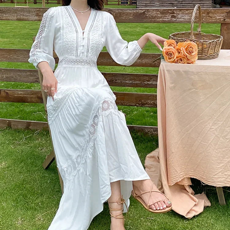 Robe longue de plage pour femmes