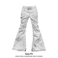Pantalon taille haute décontracté pour femmes