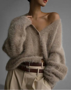 Cardigan pull paresseux pour femmes