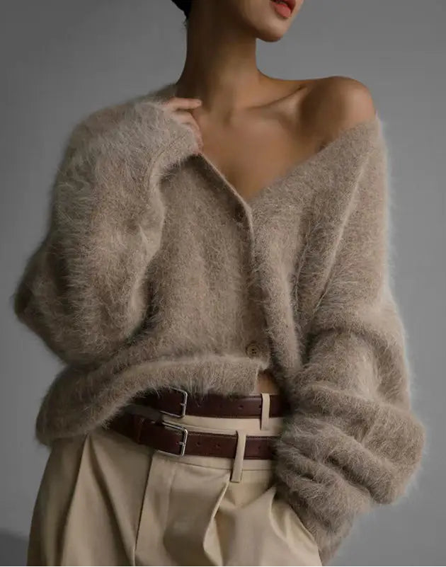Cardigan pull paresseux pour femmes