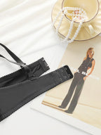 Soutien-gorge push up sexy avec bords en dentelle pour femmes