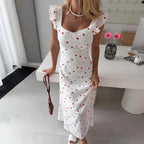 Robe imprimée de roses pour femmes