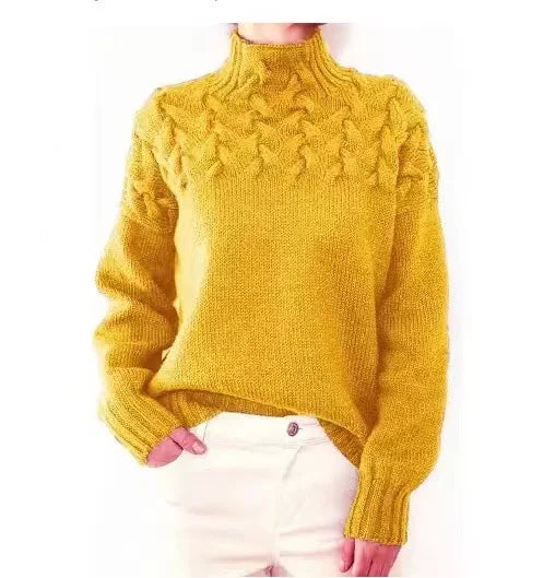 Pull en maille à manches longues pour femmes