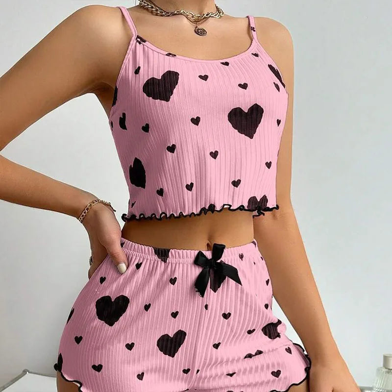 Ensemble de pyjamas 2 pièces pour femmes