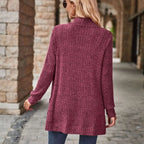 Gilet ample et uni pour femmes