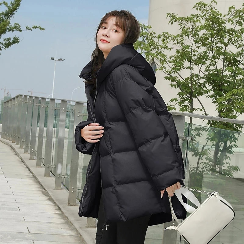 Manteau en duvet de coton pour femmes