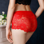Culotte sexy en dentelle effet push-up, sans coutures  pour femmes