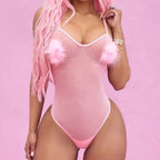 Body transparent pour femmes