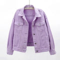 Veste en jean blanc pour femmes