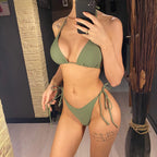 Maillot de bain deux pièces brésilien 7 couleurs pour femmes