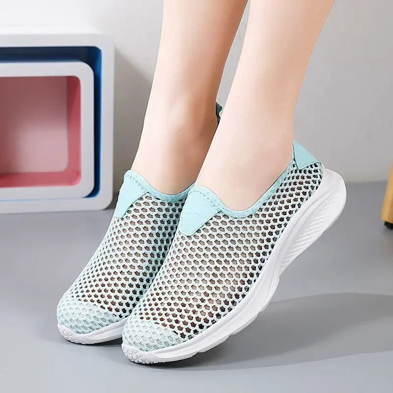 Chaussure en maille respirante pour femmes