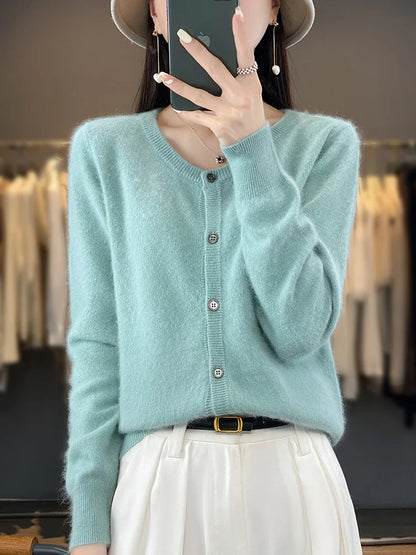 Cardigan Classique Femme – Cachemire de Vison