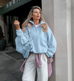Sweat-shirt à capuche en molleton pour femmes